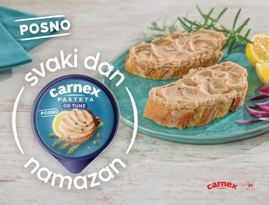 Svaki dan namazan - Carnex paštete broj 1 u Srbiji